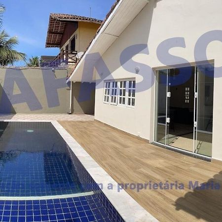 CASA PÉ NA AREIA COM PISCINA A 10mts ENSEADA Villa Guarujá Kültér fotó