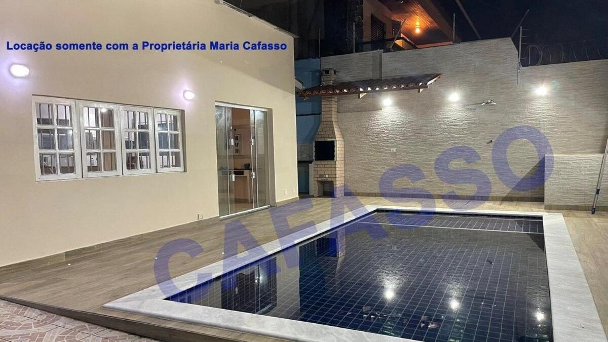 CASA PÉ NA AREIA COM PISCINA A 10mts ENSEADA Villa Guarujá Kültér fotó
